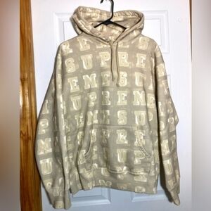 Supreme Blocks Hoodie 2020 In Tan Hooded Sweatshirt Medium Hoodie Tan Beige